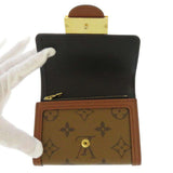 Louis Vuitton Trifold Wallet Monogram Reverse Portefeuille Dauphine Compact