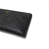 Louis Vuitton Monogram Emplant Pochette Melanie BB Long Wallet Pouch