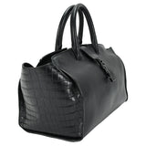 Saint Laurent- PARIS Downtown Cabas Shoulder Bag Leather Black