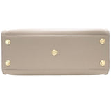 Louis Vuitton On My Side MM Shoulder Monogram Grain Calf Leather Creme