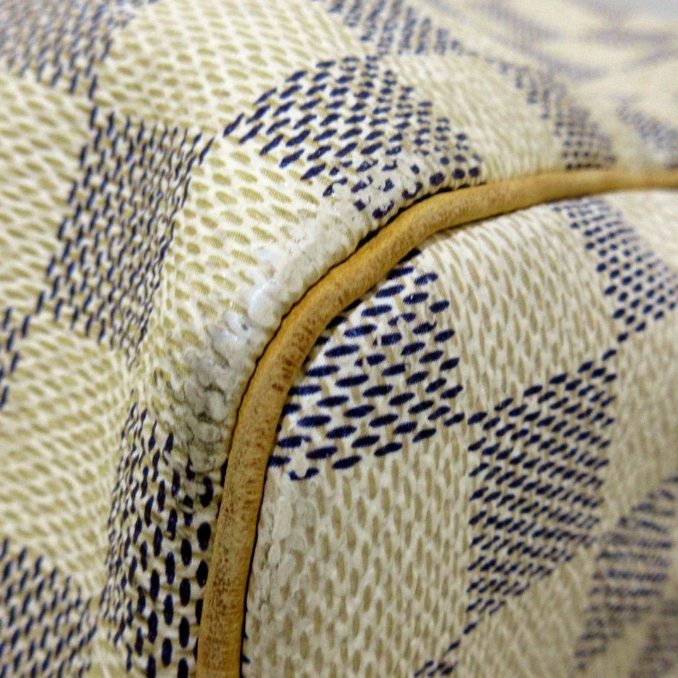 Louis Vuitton Speedy 30 Handbag Azure Damier