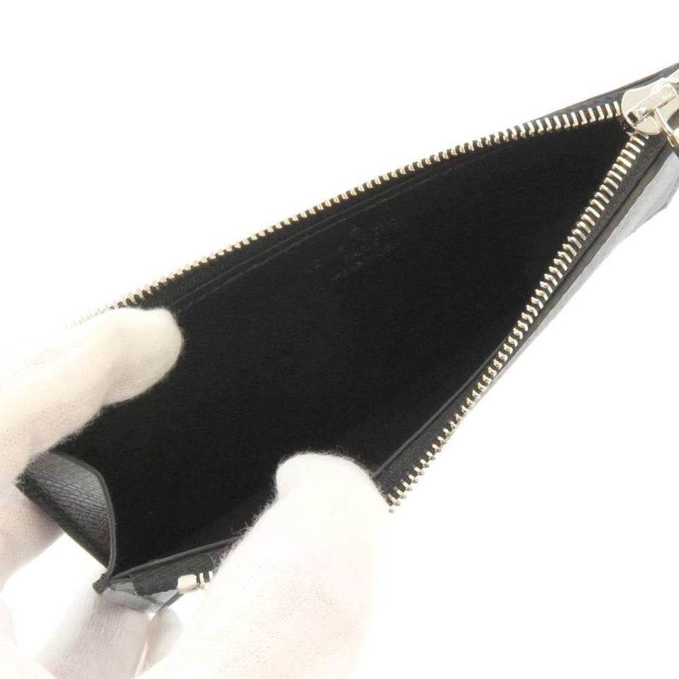 Louis Vuitton Coin Case Monogram Eclipse Coin Card Holder Black