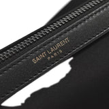 Saint Laurent- Paris Crossbody Bag Shoulder Bag Enamel Zip Black