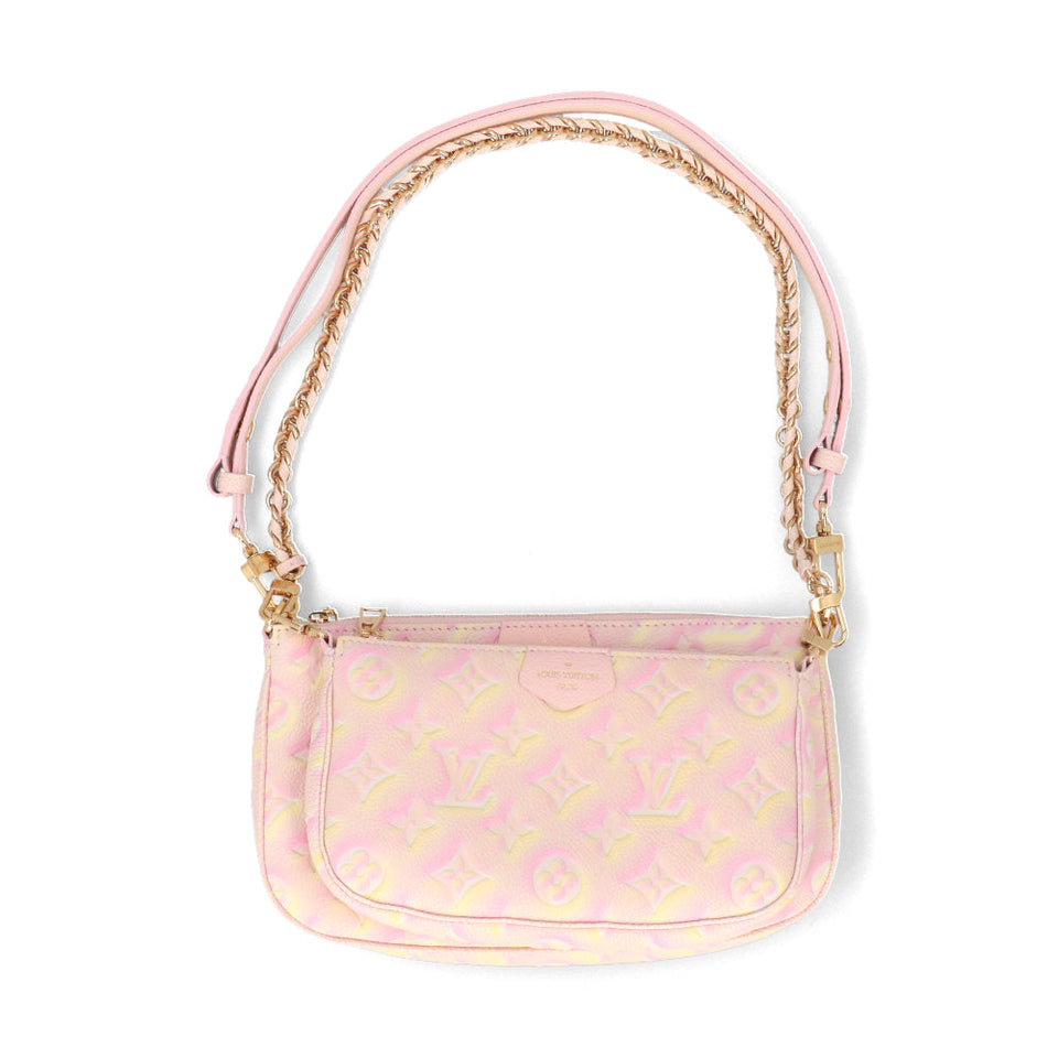 Louis Vuitton Multi Pochette Shoulder Bag Pink