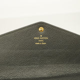 Louis Vuitton Bifold Long Wallet Monogram Implant Portefeuille Sarah Noir