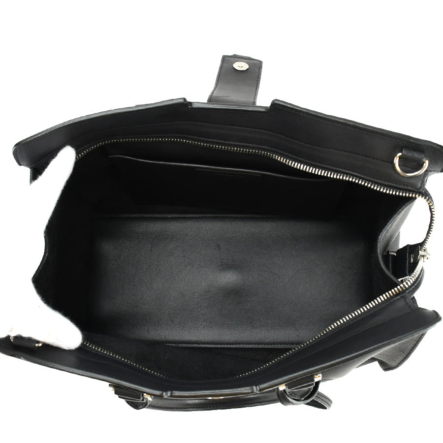 Saint Laurent- Small Cabas Handbag 2way Monogram Black