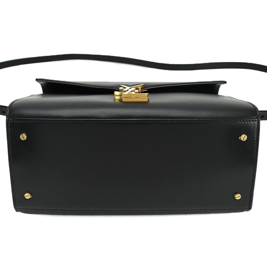 Saint Laurent- Cassandra Top Handle Bag Handbag Black
