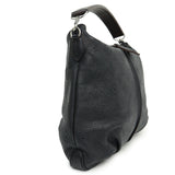 Louis Vuitton Beaubourg Hobo MM Mahina Leather Shoulder Bag Black