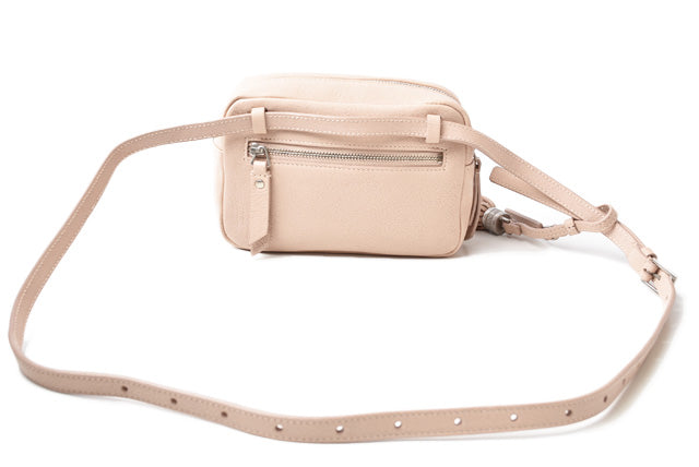 Saint Laurent- Belt Bag Shoulder Bag Leather Pink Beige