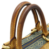 Louis Vuitton Monogram Denim Neo Speedy Handbag Mini Boston Bag