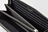 Saint Laurent- Wallet Long Wallet Monogram Crocodile Leather Black