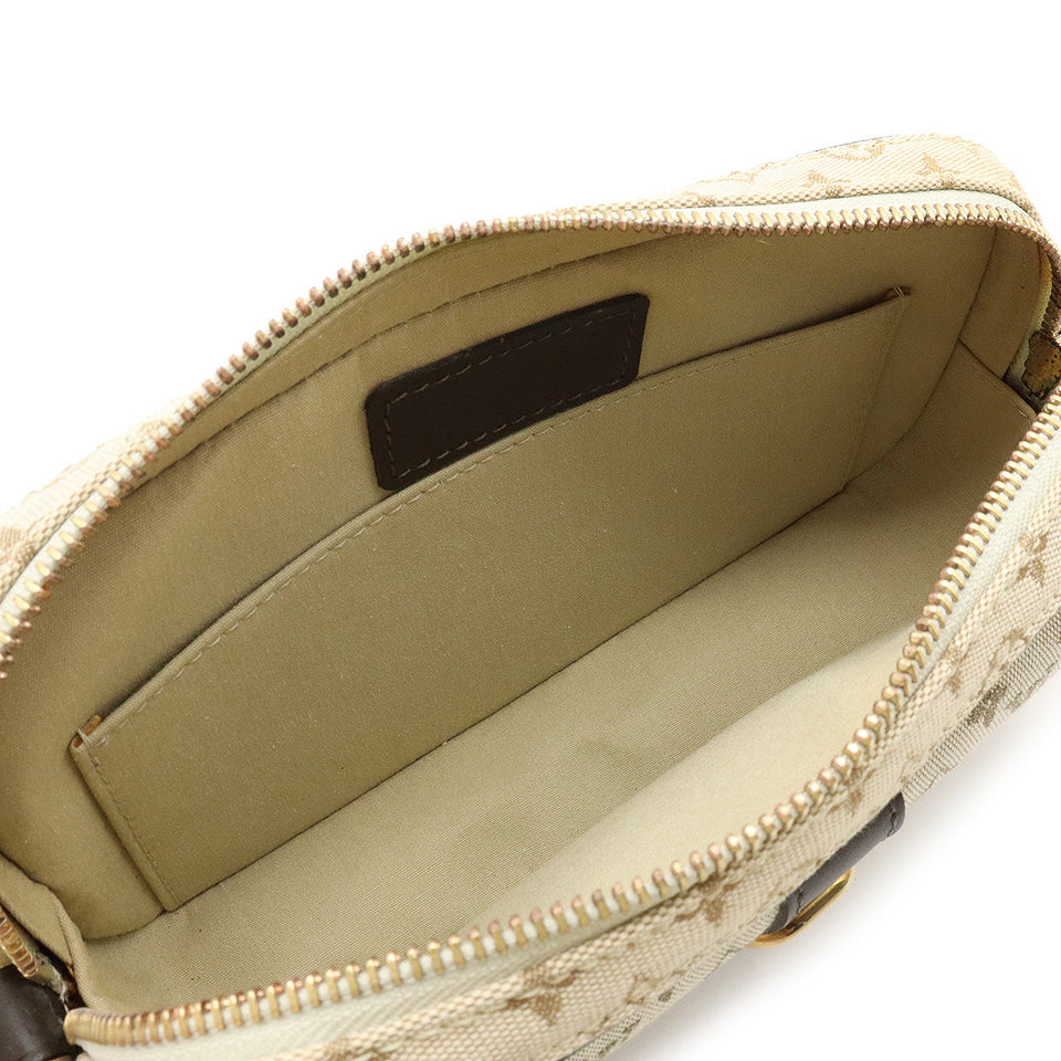 Louis Vuitton Monogram Mini Juliet Shoulder Bag Pochette Canvas Leather