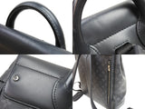 Louis Vuitton Backpack Steamer Monogram Eclipse Canvas Black