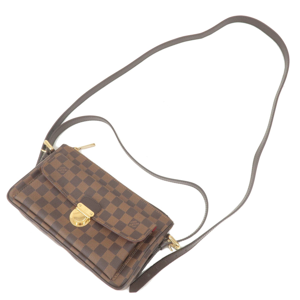 Louis Vuitton Damier Ravello GM Diagonal Shoulder Bag Damier Ebene