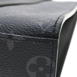 Louis Vuitton Eclipse Leather Sac Plat Shoulder Bag Black