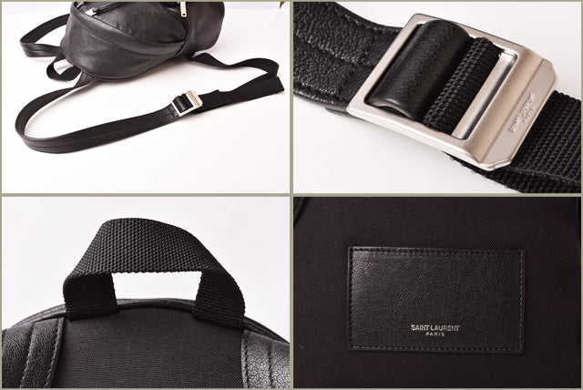 Saint Laurent- Backpack Rucksack Mini Leather Black