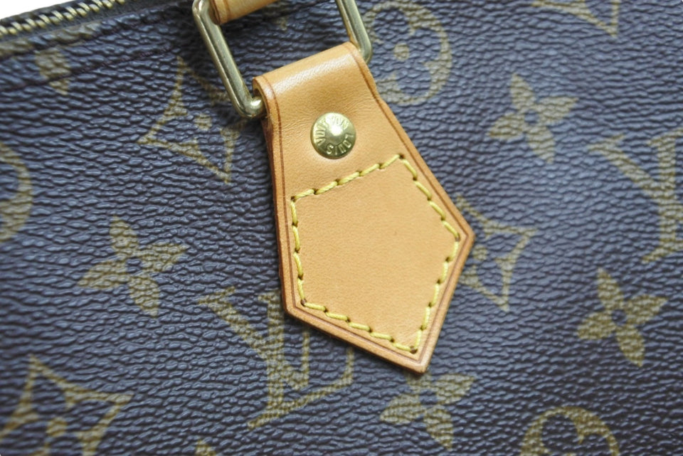 Louis Vuitton Speedy 30 monogram PVC leather gold