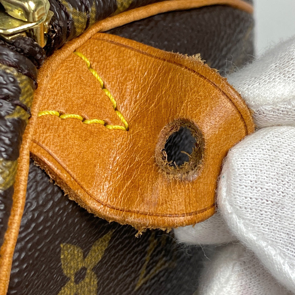Louis Vuitton Speedy 25 Boston Bag Commuter Monogram Brown