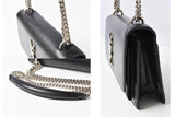 Saint Laurent- Paris Chain Shoulder Bag Sunset Leather Black