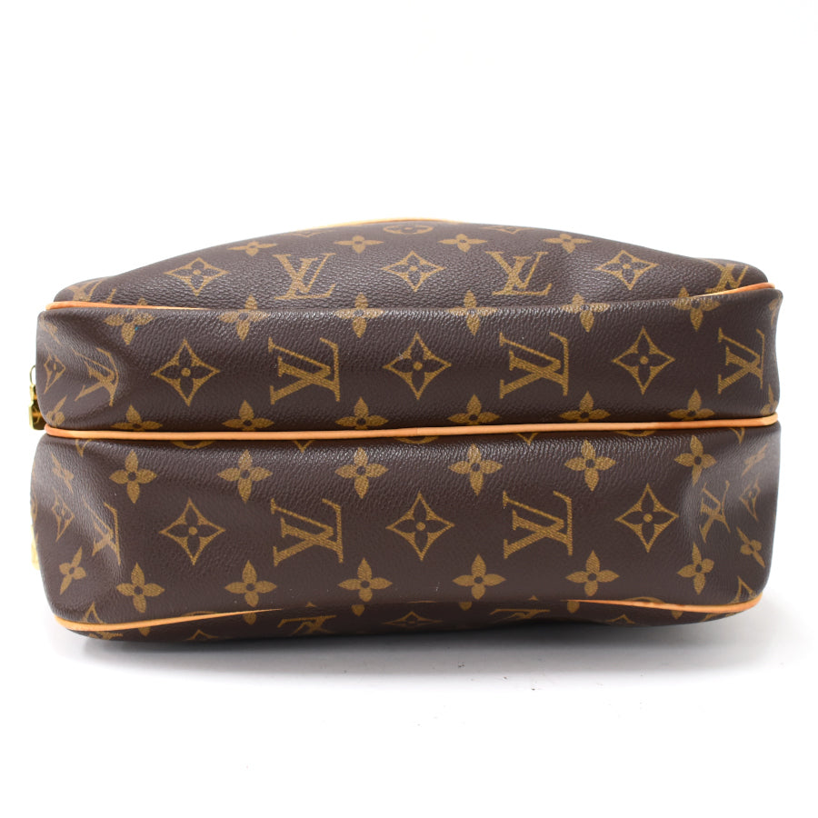 Louis Vuitton Reporter PM Shoulder Bag Monogram Brown