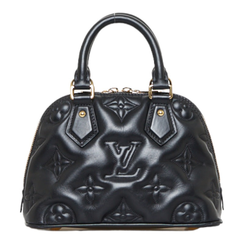 Louis Vuitton Bubblegram Alma soft BB Handbag Shoulder Bag Noir Black