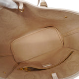 Louis Vuitton Tote Bag Monogram Implant Neverfull MM Beige