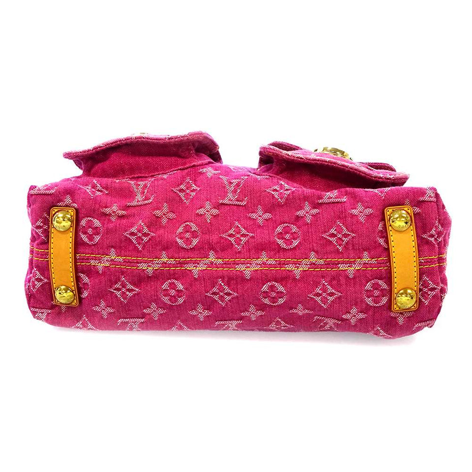 Louis Vuitton Shoulder Bag Monogram Denim Baggy PM