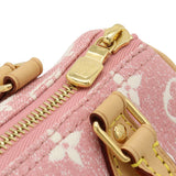Louis Vuitton Monogram Denim Nano Speedy Handbag Mini Bag
