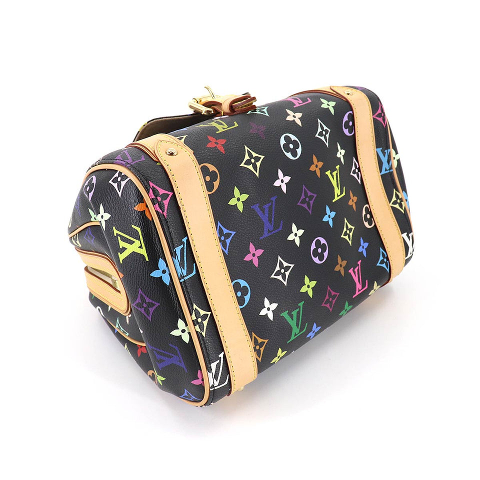 Louis Vuitton Monogram Multicolor Priscilla Hand Bag Noir
