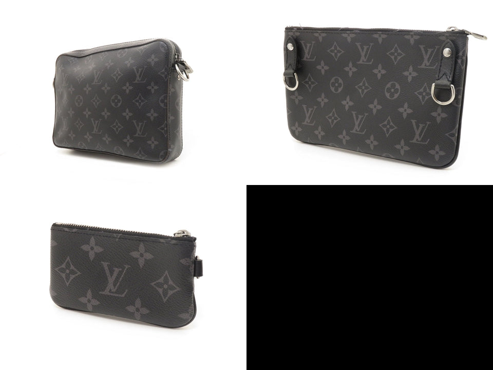 Louis Vuitton Bag Trio Messenger Monogram Eclipse