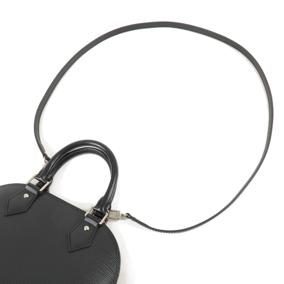 Louis Vuitton Epi Alma BB 2way Bag Handbag Shoulder Bag Noir Black