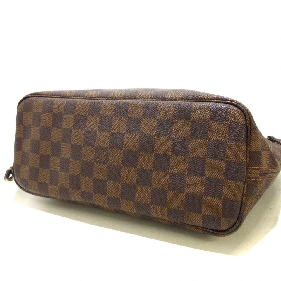 Louis Vuitton Neverfull PM Tote Bag Ebene Damier Canvas