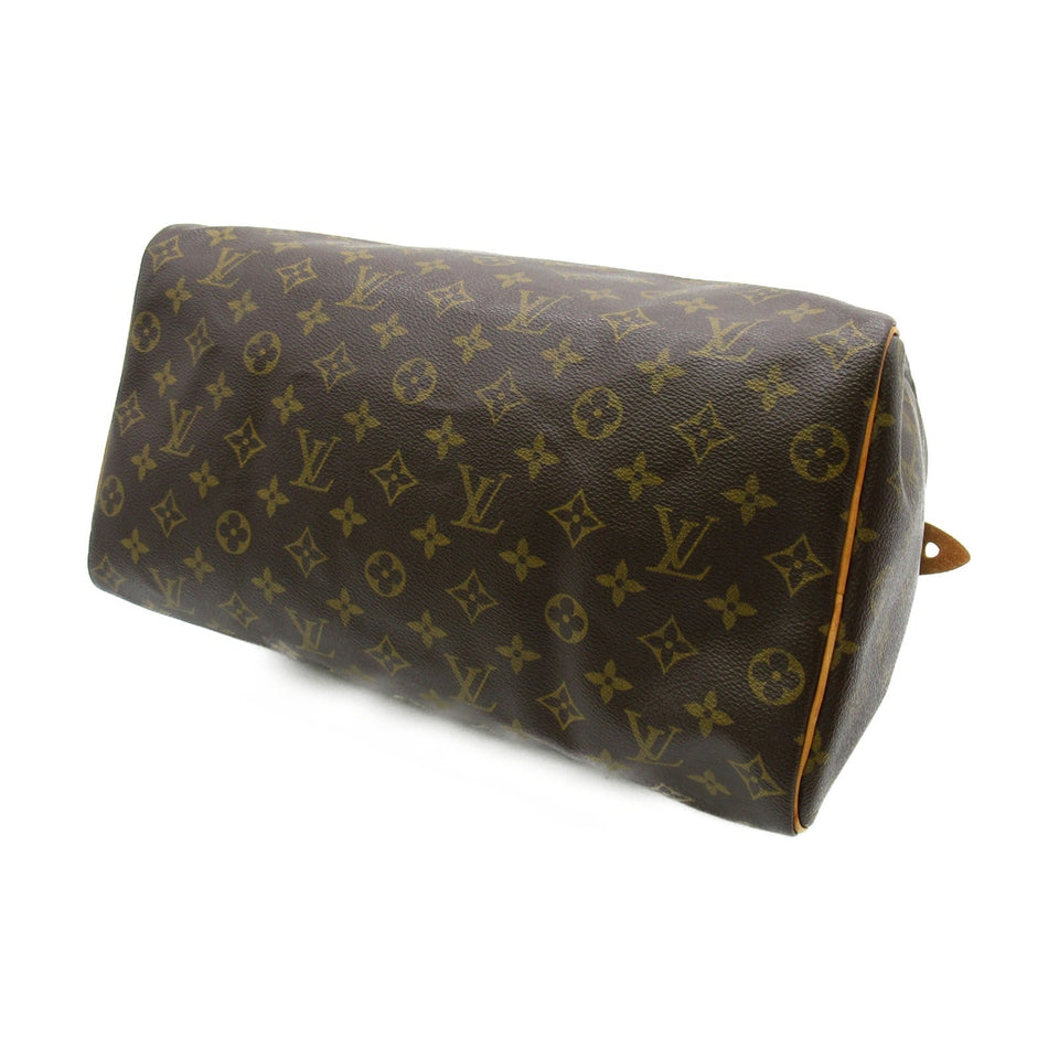 Louis Vuitton Speedy 35 Handbag PVC Coated Canvas Monogram
