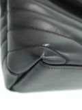 Saint Laurent- Paris Lulu Small Leather Chain Shoulder Bag Black
