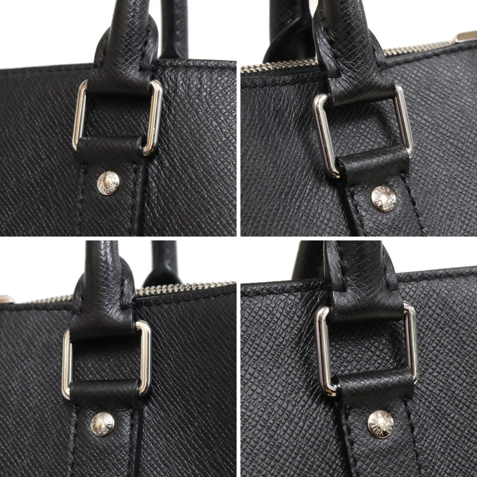 Louis Vuitton Anton Briefcase Taiga Noir