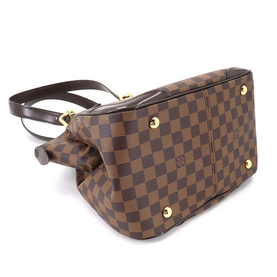 Louis Vuitton Damier Verona MM Shoulder Bag Ebene