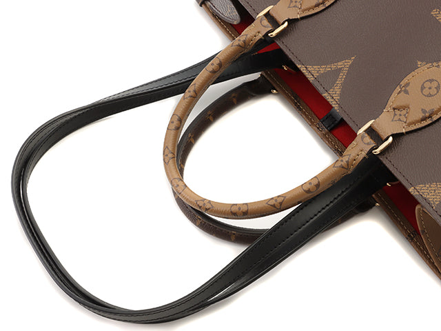 Louis Vuitton Bag On The Go MM Monogram Giant Reverse