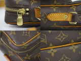 Louis Vuitton LV Monogram Shoulder Bag Pochette Brown