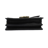 Louis Vuitton Dauphine MM Shoulder Bag Leather Monogram Black