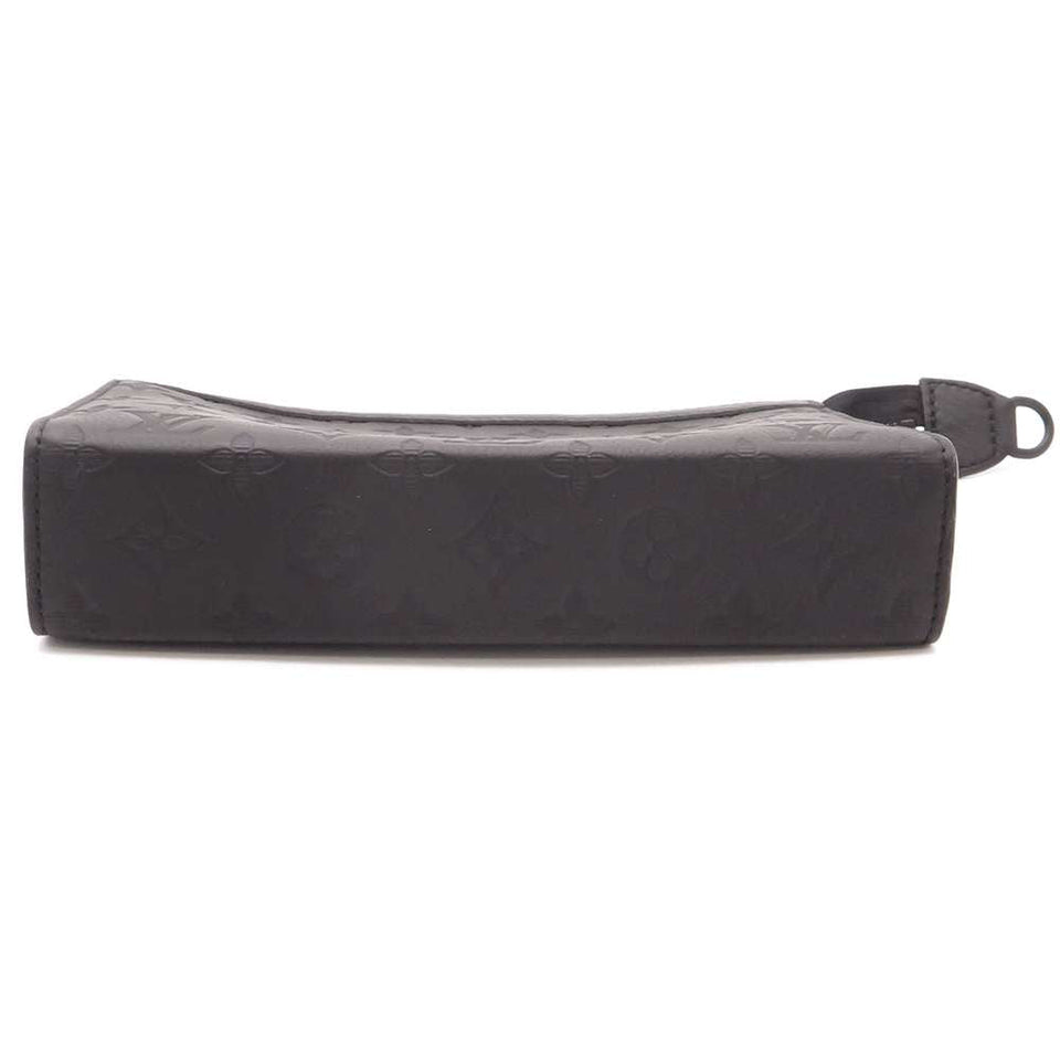 Louis Vuitton Shoulder Bag Monogram Shadow Gaston Wearable Wallet Black