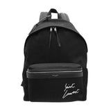 Saint Laurent- Embroidery Backpack Black