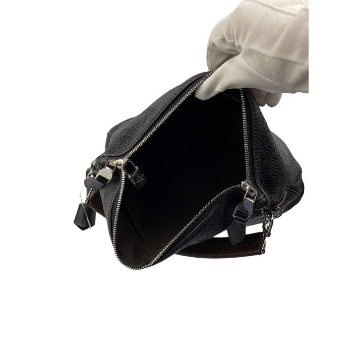 Louis Vuitton Selene PM 2way Shoulder Bag Black Brown