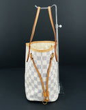 Louis Vuitton Neverfull PM Damier Azur Tote Bag Handbag