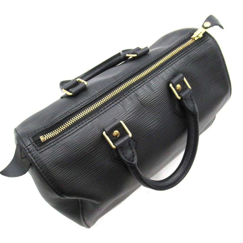 Louis Vuitton Speedy 25 Handbag Leather Epi Black