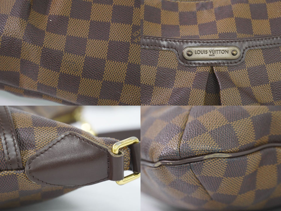 Louis Vuitton Bloomsbury PM Damier Ebene Shoulder Bag Brown