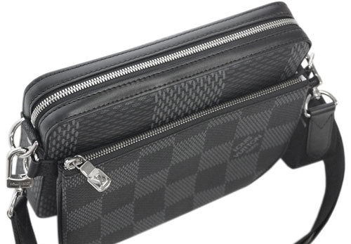 Louis Vuitton Damier Graphite 3D Messenger Shoulder Crossbody Bag