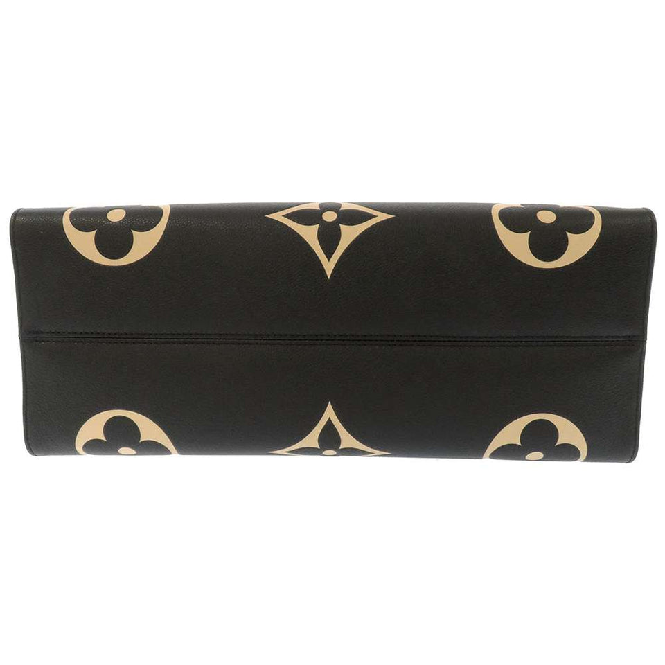 Louis Vuitton On The Go GM Monogram Emplant Empreinte BiColor Black