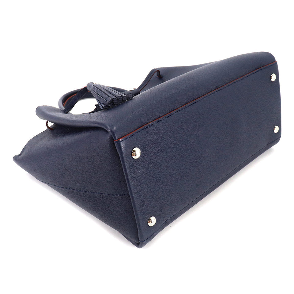 Louis Vuitton LockMe Shoulder Bag Leather Marine Rouge