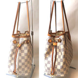 Louis Vuitton Neverfull PM Azure White Tote Bag
