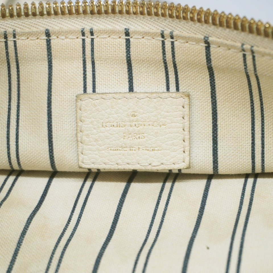 Louis Vuitton Lumineuse PM Empreinte Monogram Emplant Creme